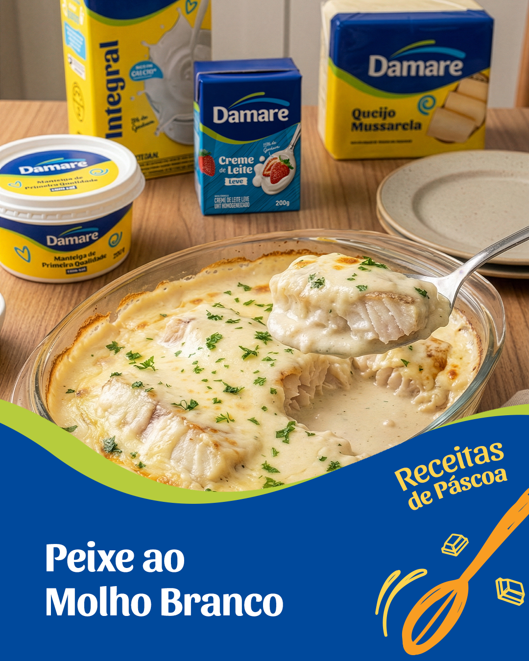 Peixe ao Molho Branco