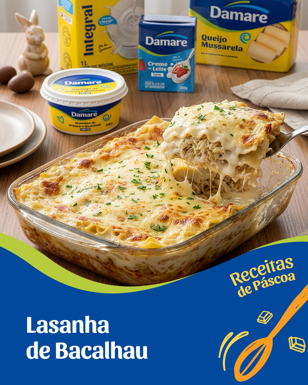 Lasanha de Bacalhau